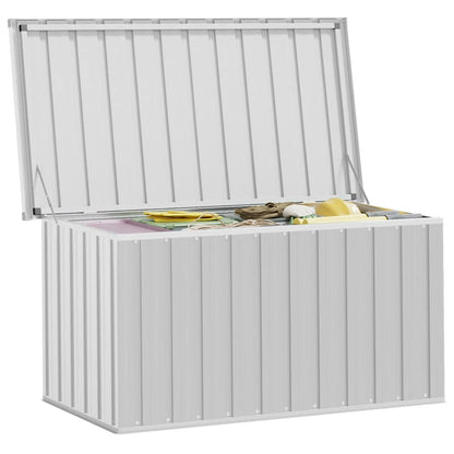 Baule da Giardino Grigio 129x67x65 cm | homemem39