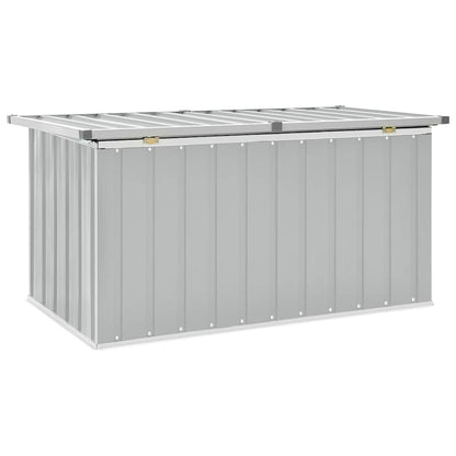 Baule da Giardino Grigio 129x67x65 cm