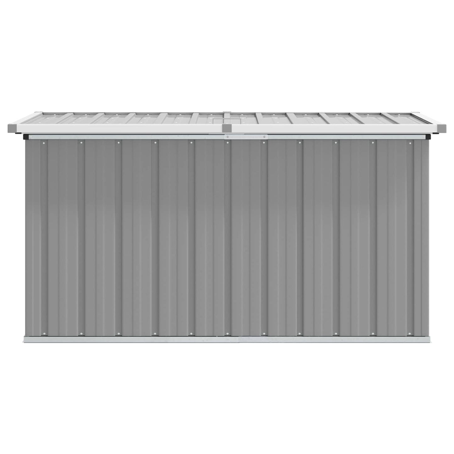 Baule da Giardino Grigio 129x67x65 cm | homemem39
