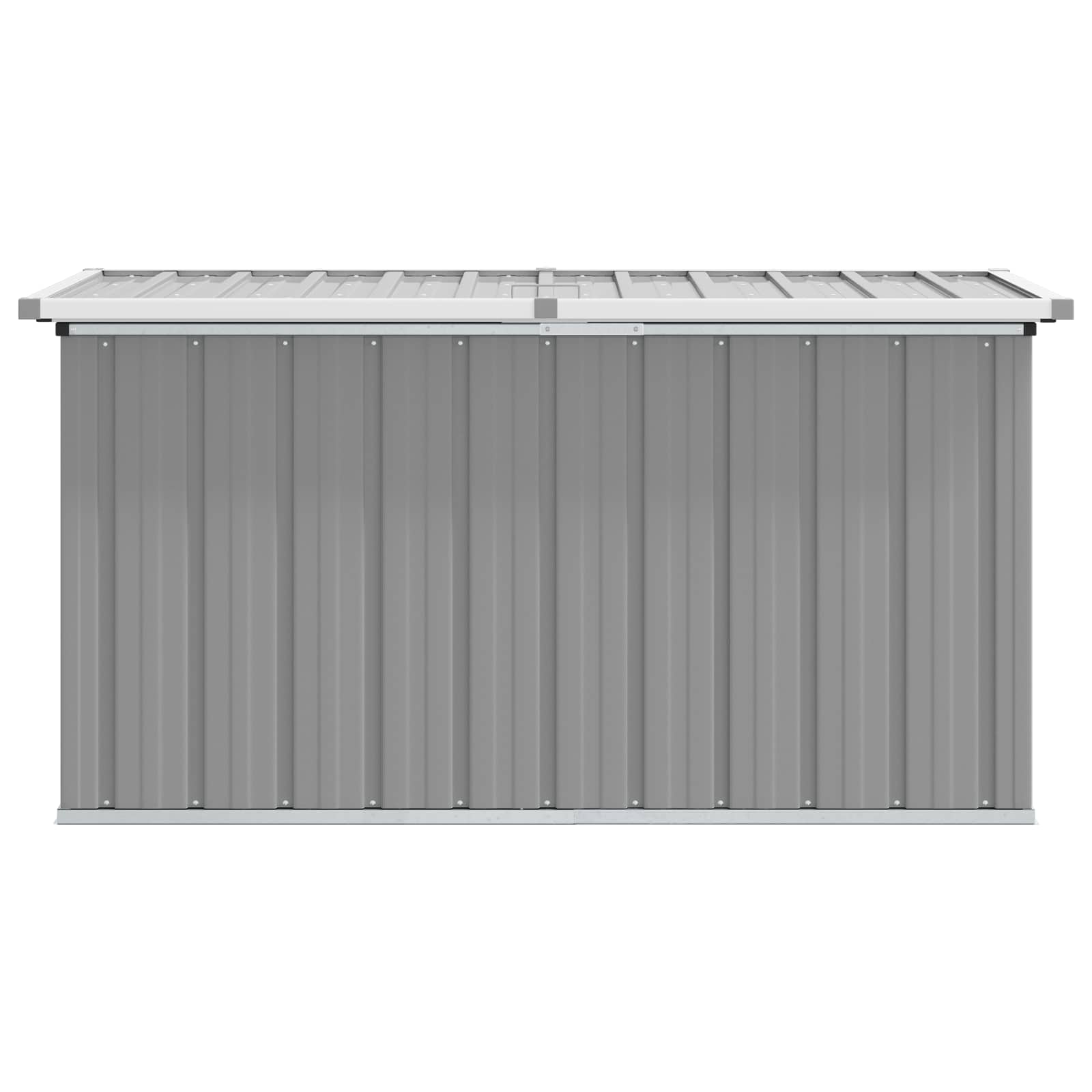 Baule da Giardino Grigio 129x67x65 cm | homemem39