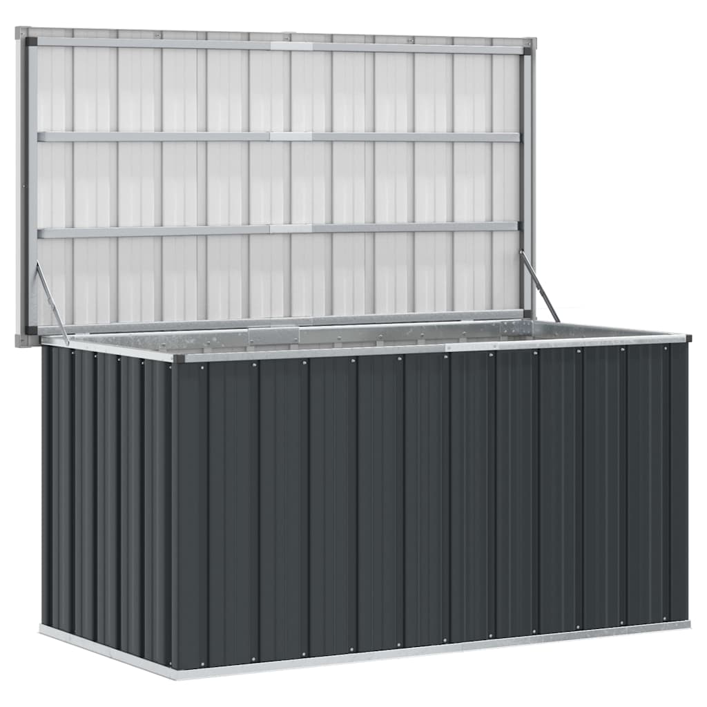 Baule da Giardino Antracite 129x67x65 cm
