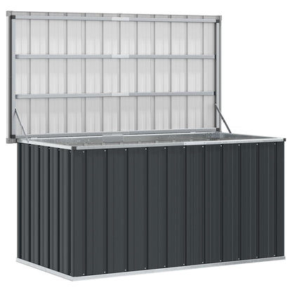 Baule da Giardino Antracite 129x67x65 cm