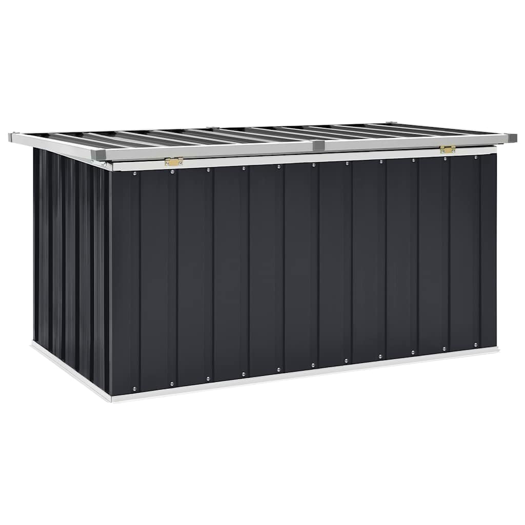 Baule da Giardino Antracite 129x67x65 cm