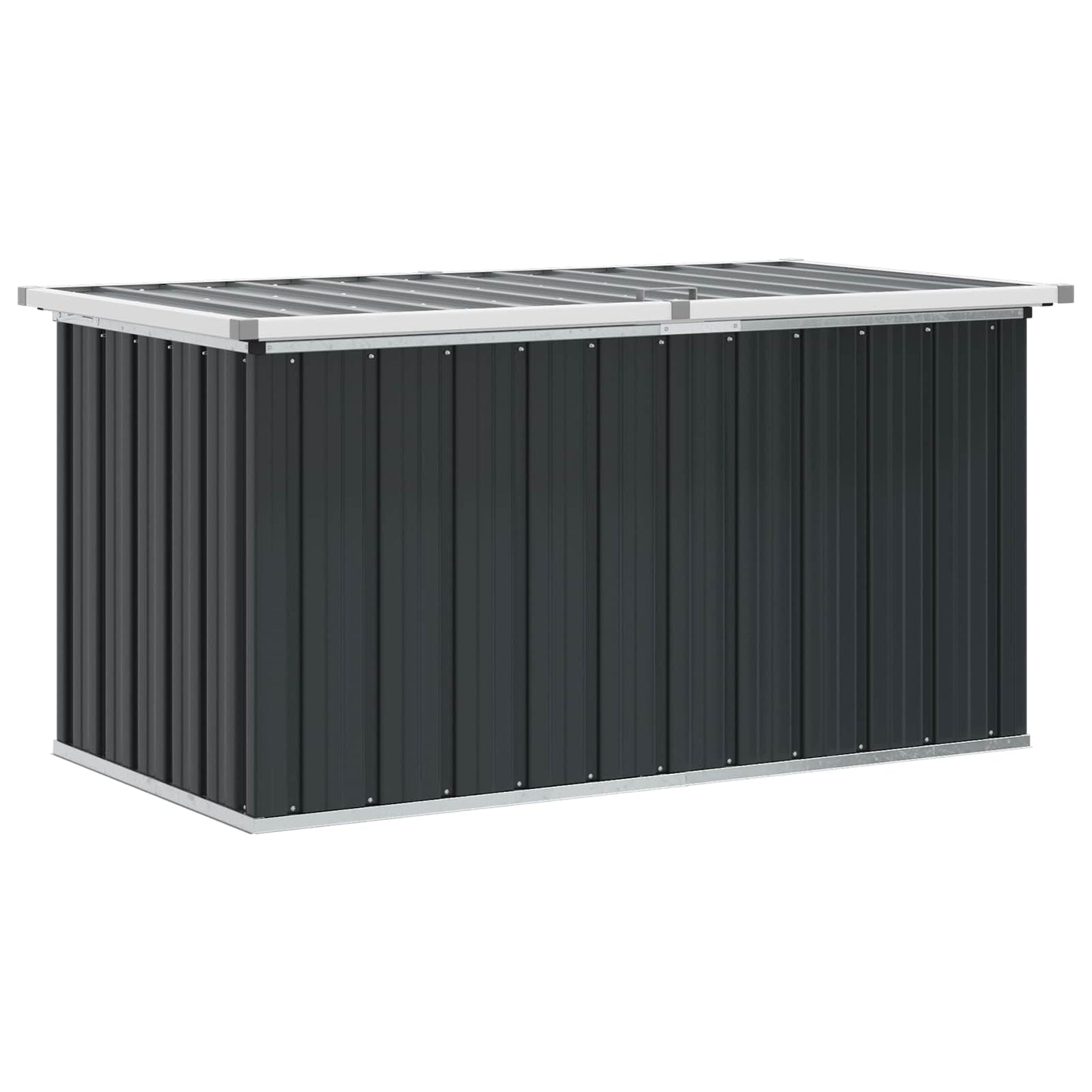Baule da Giardino Antracite 129x67x65 cm | homemem39