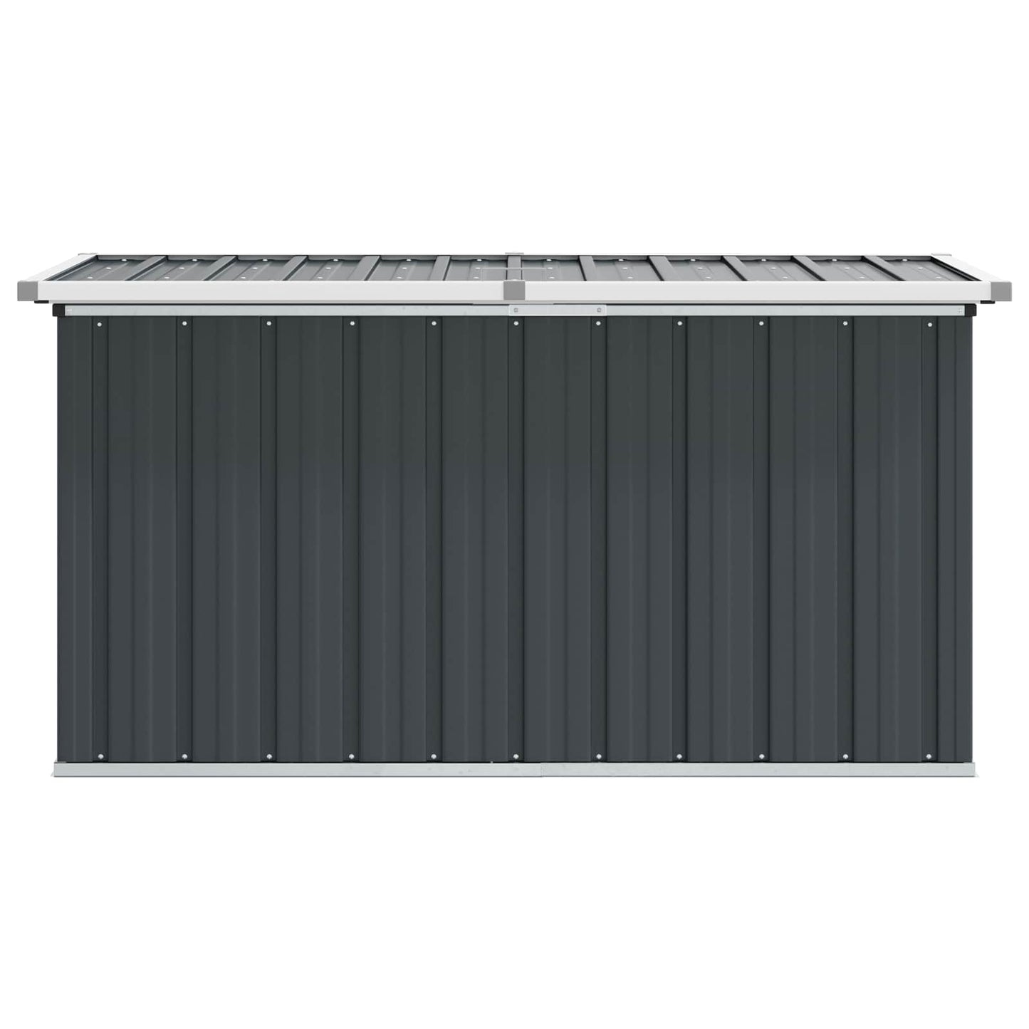 Baule da Giardino Antracite 129x67x65 cm | homemem39