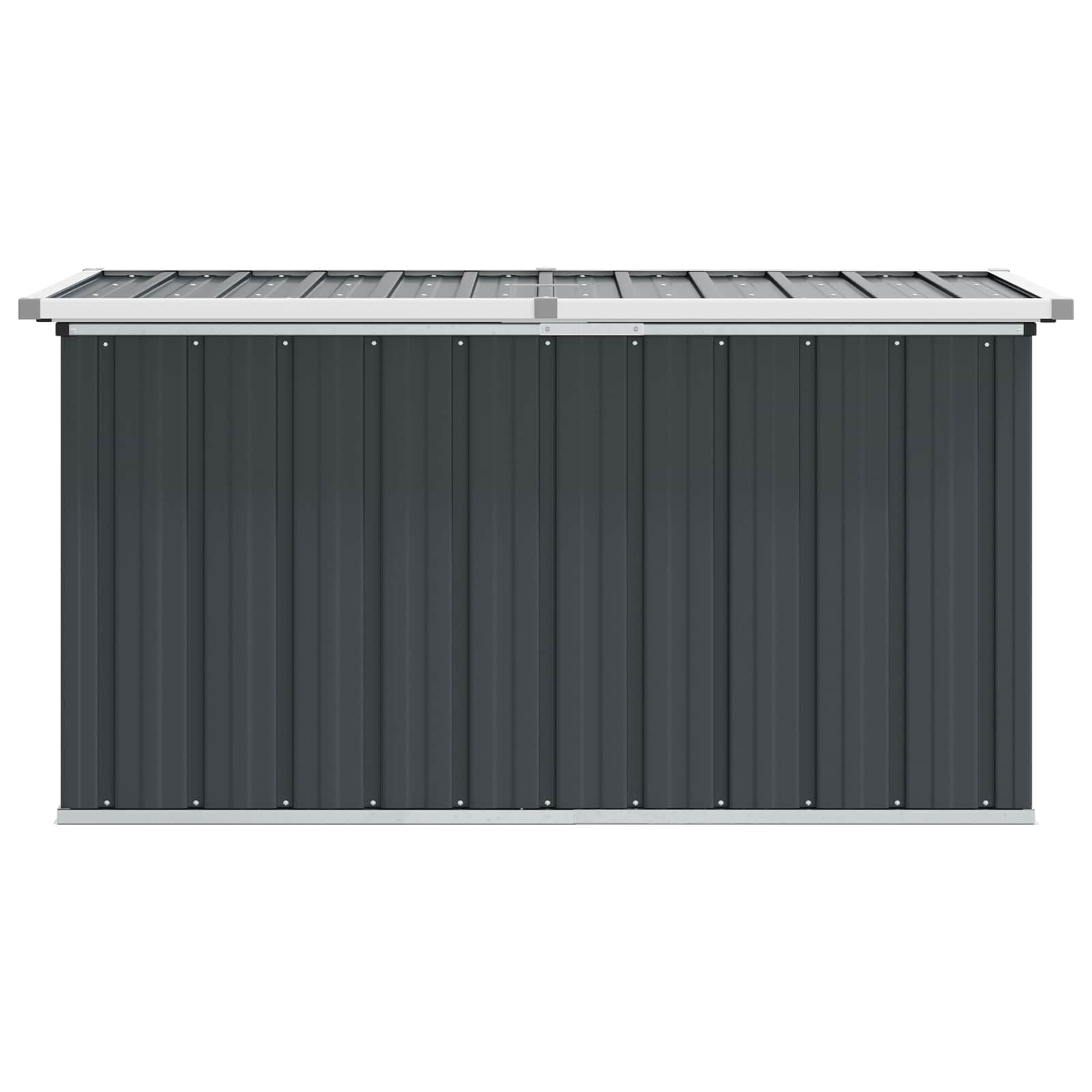 Baule da Giardino Antracite 129x67x65 cm | homemem39