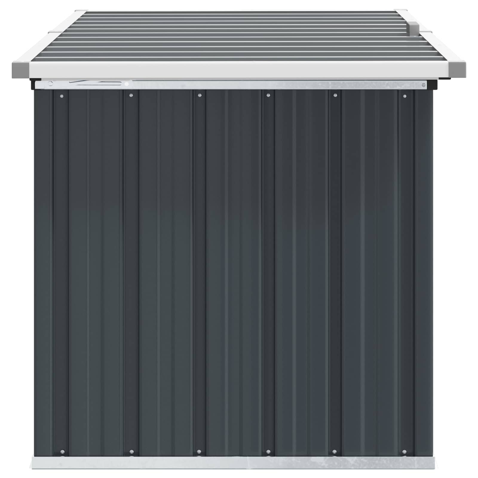 Baule da Giardino Antracite 129x67x65 cm | homemem39