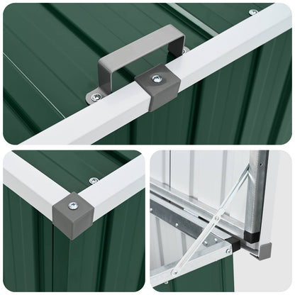 Baule da Giardino Verde 149x99x93 cm | homemem39