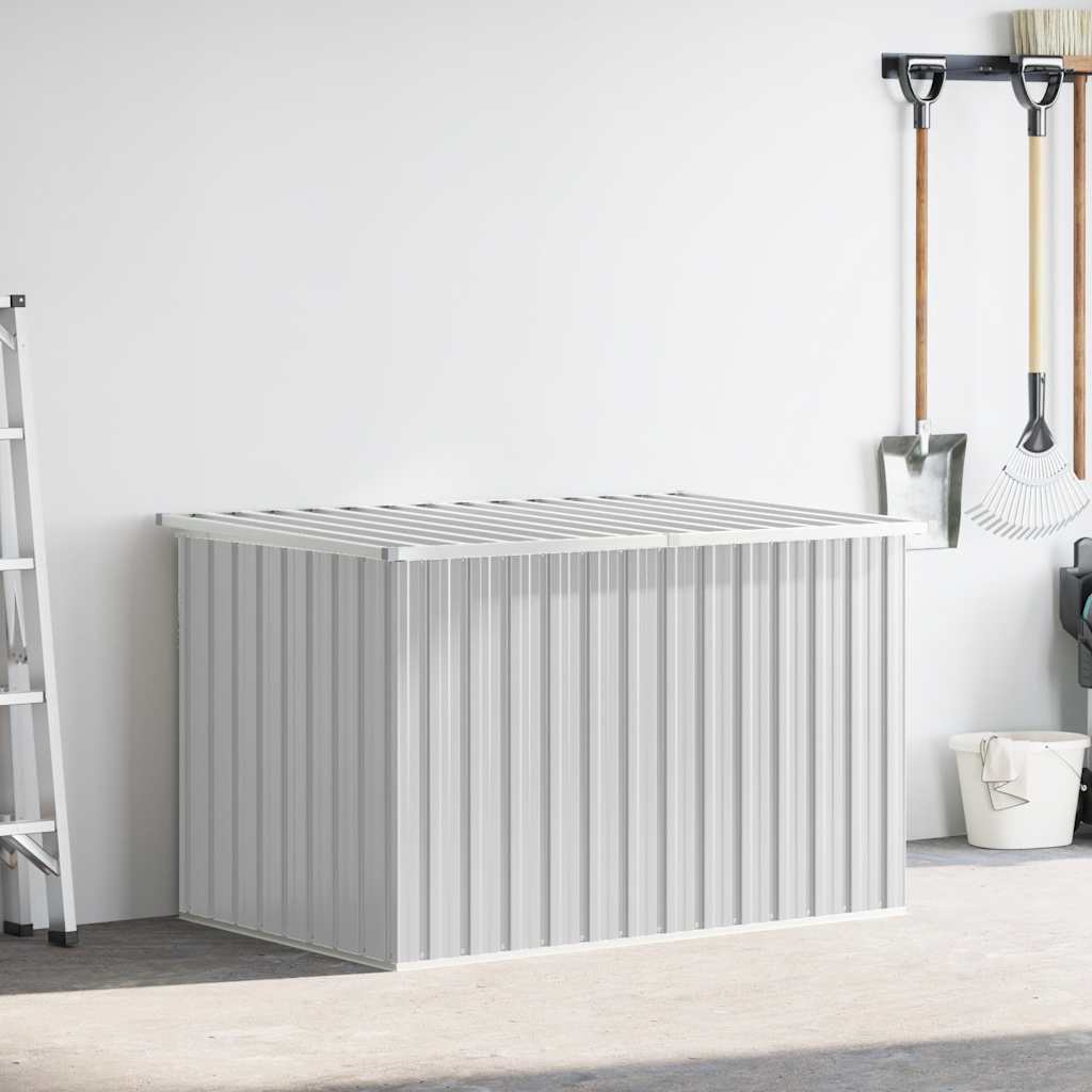 Baule da Giardino Grigio 149x99x93 cm - homemem39