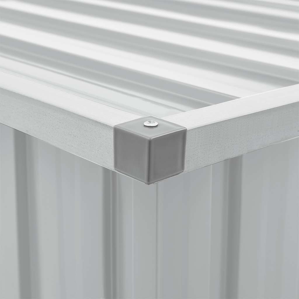 Baule da Giardino Grigio 149x99x93 cm | homemem39