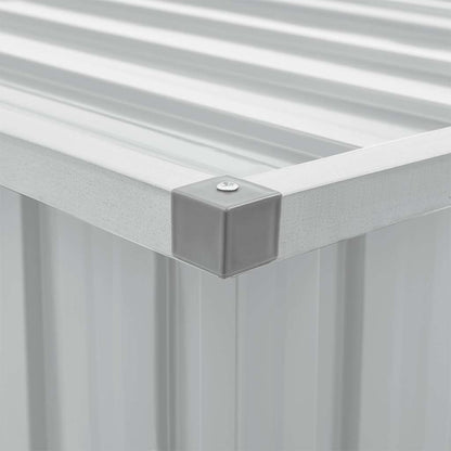Baule da Giardino Grigio 149x99x93 cm | homemem39