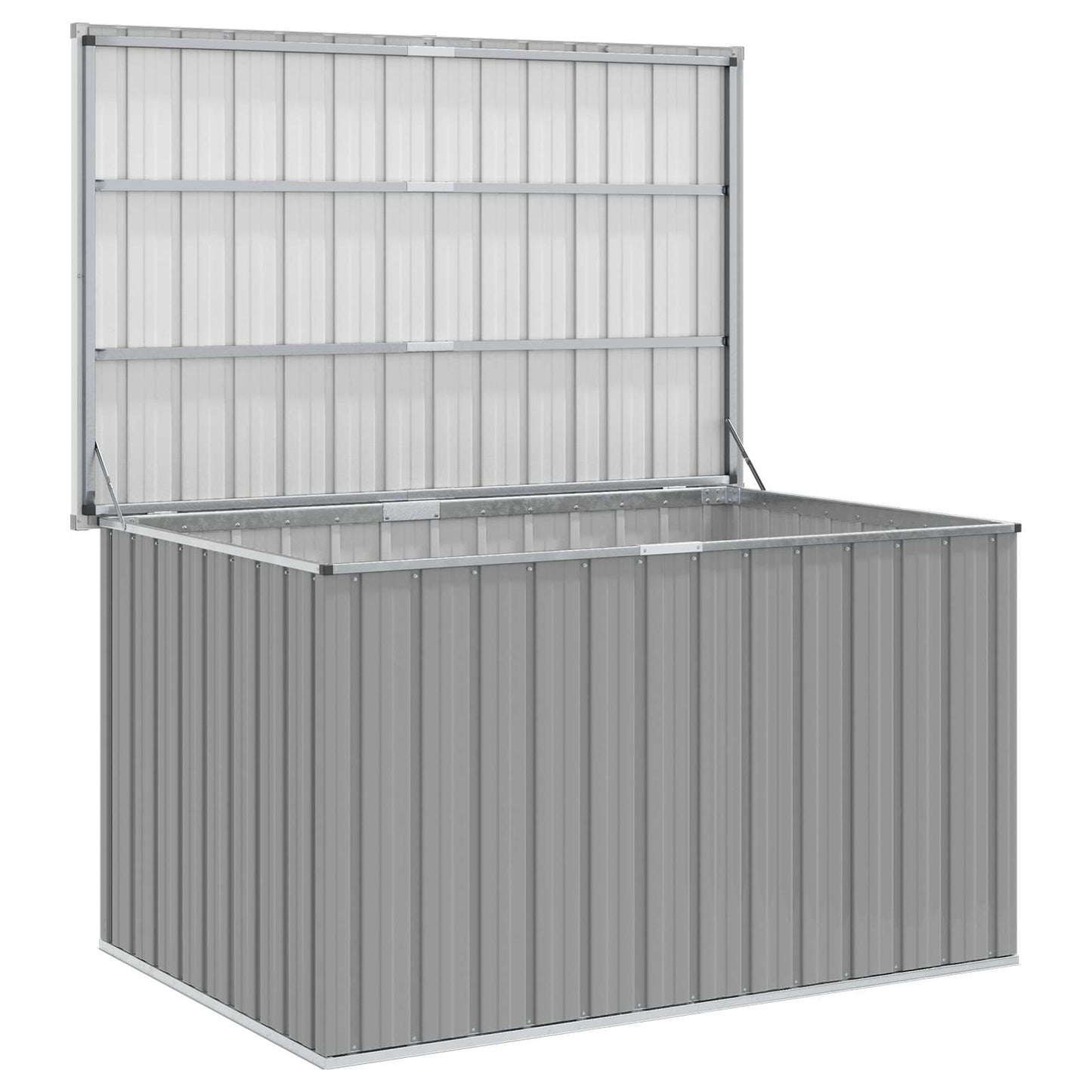 Baule da Giardino Grigio 149x99x93 cm | homemem39