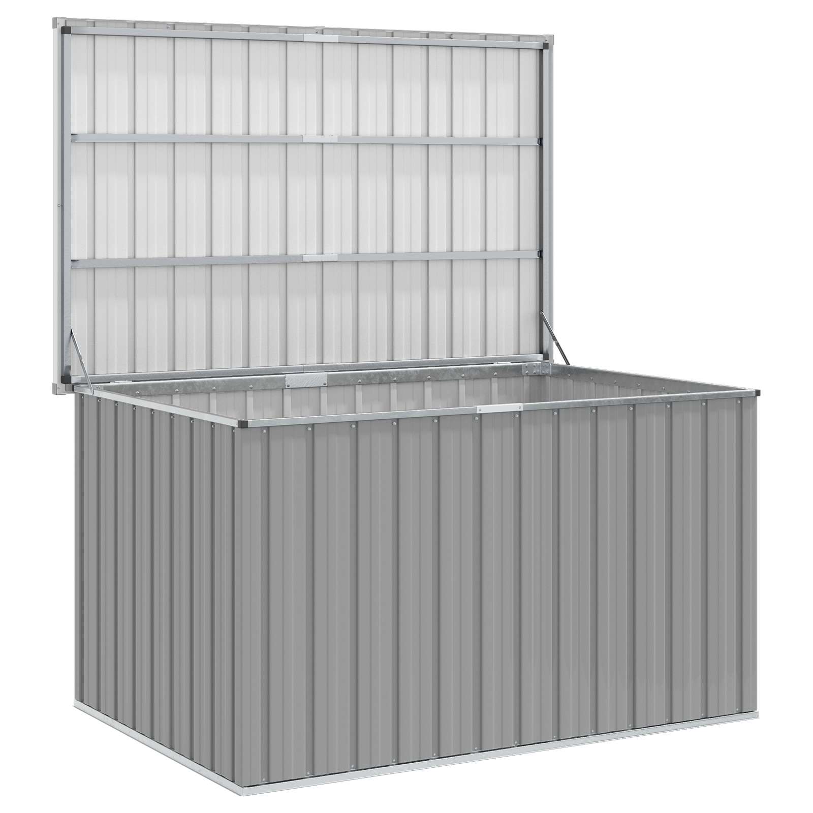 Baule da Giardino Grigio 149x99x93 cm | homemem39