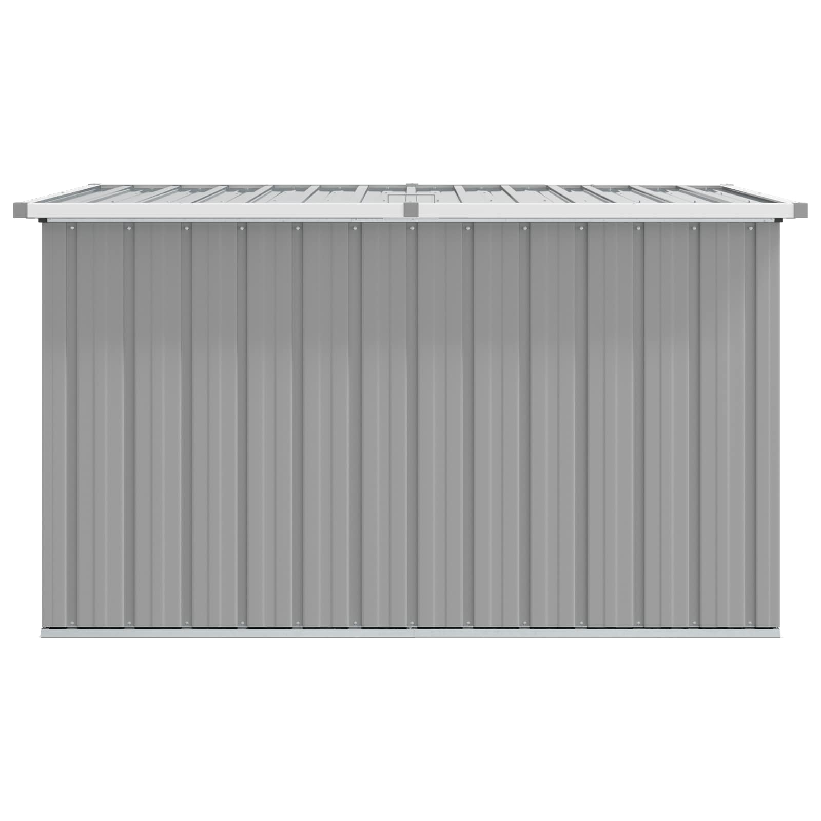 Baule da Giardino Grigio 149x99x93 cm | homemem39
