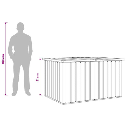 Baule da Giardino Grigio 150x101x91 cm