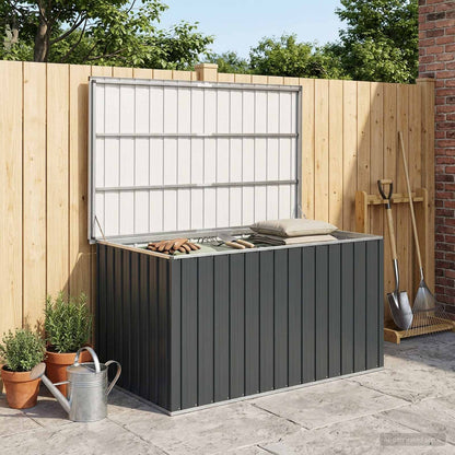 Baule da Giardino Antracite 171x99x93 cm | homemem39
