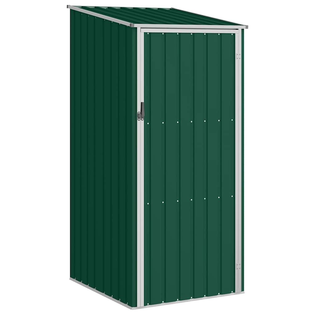 Capanno da Giardino Verde 87x98x159 cm in Acciaio Zincato