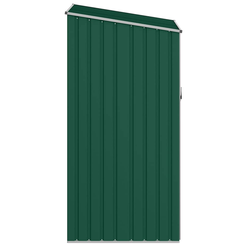 Capanno da Giardino Verde 87x98x159 cm in Acciaio Zincato