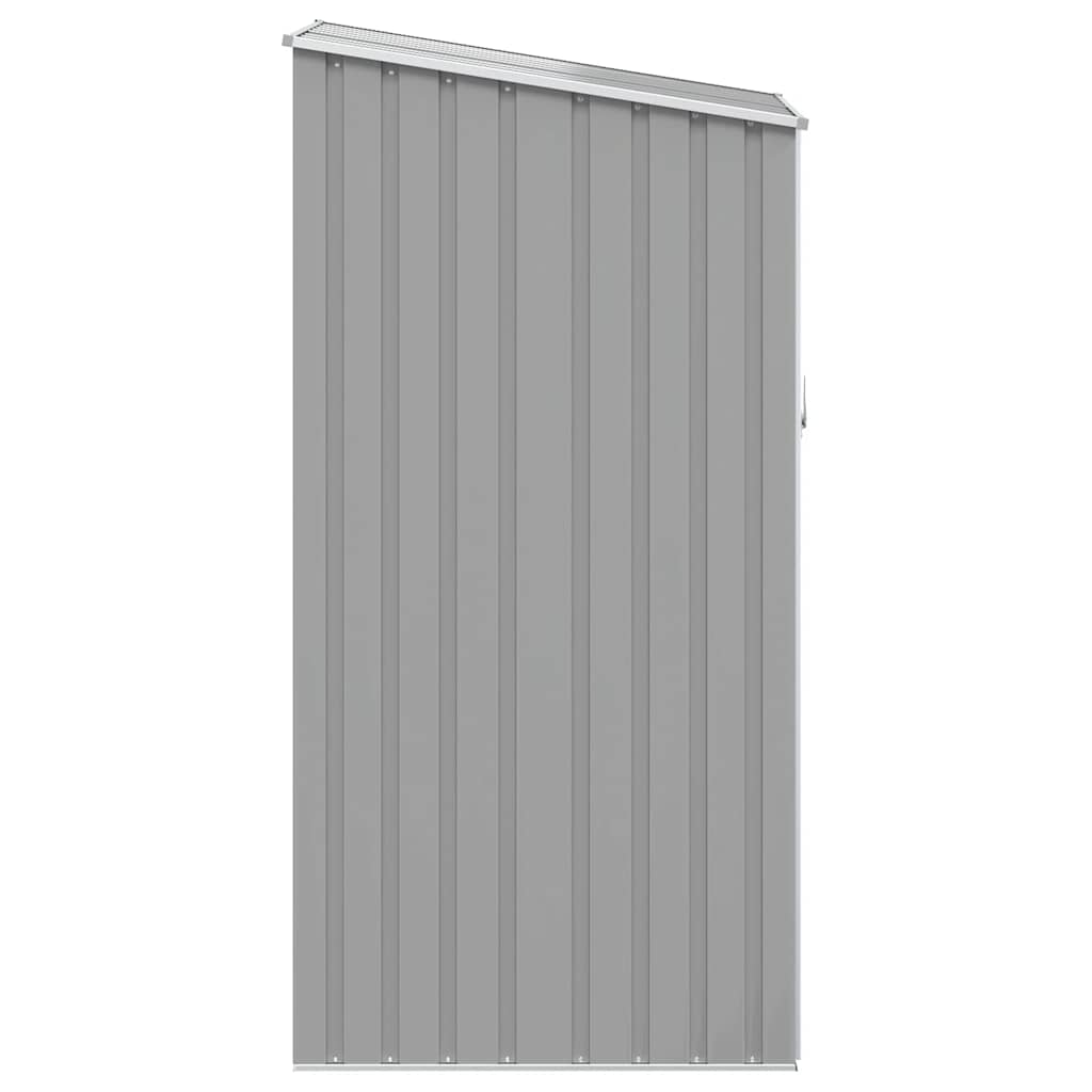 Capanno da Giardino Grigio 87x98x159 cm in Acciaio Zincato | homemem39