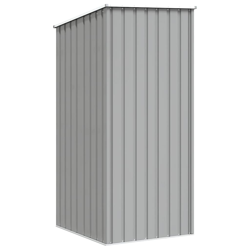 Capanno da Giardino Grigio 87x98x159 cm in Acciaio Zincato | homemem39