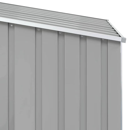 Capanno da Giardino Grigio 87x98x159 cm in Acciaio Zincato - homemem39