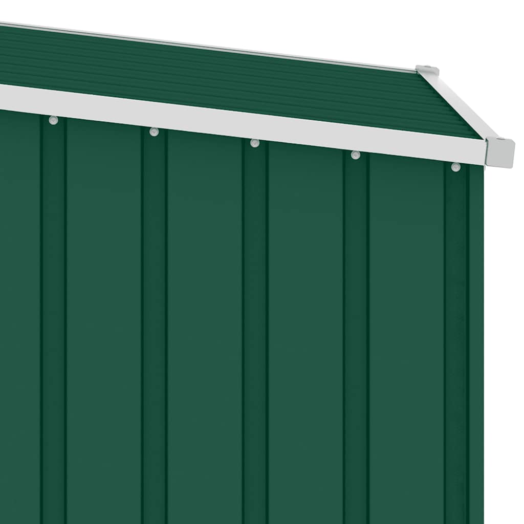Capanno per Legna Verde 245x98x159 cm in Acciaio Zincato | homemem39