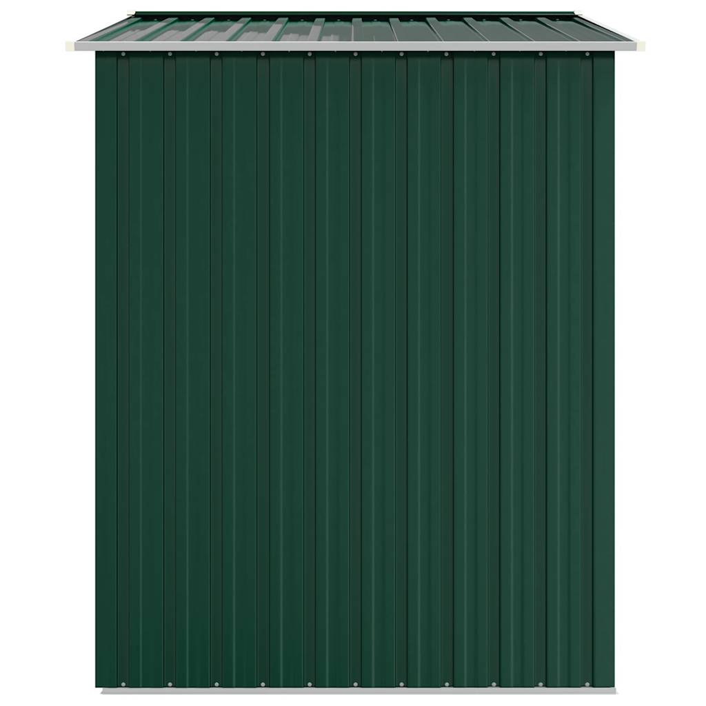 Capanno da Giardino Verde 205x129x183 cm in Acciaio Zincato | homemem39