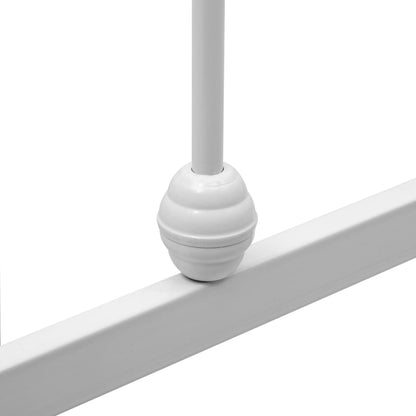 Giroletto Bianco in Metallo 90x200 cm | homemem39