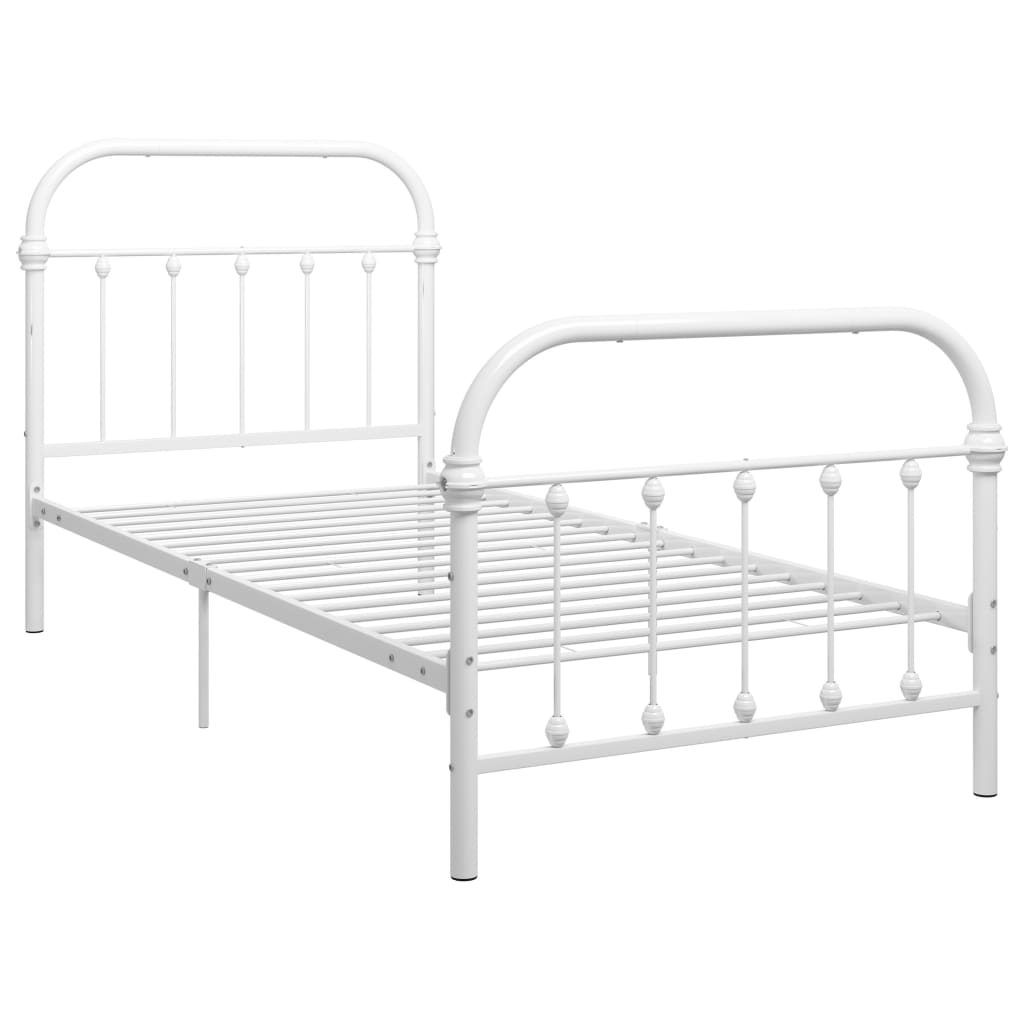 Giroletto Bianco in Metallo 100x200 cm | homemem39