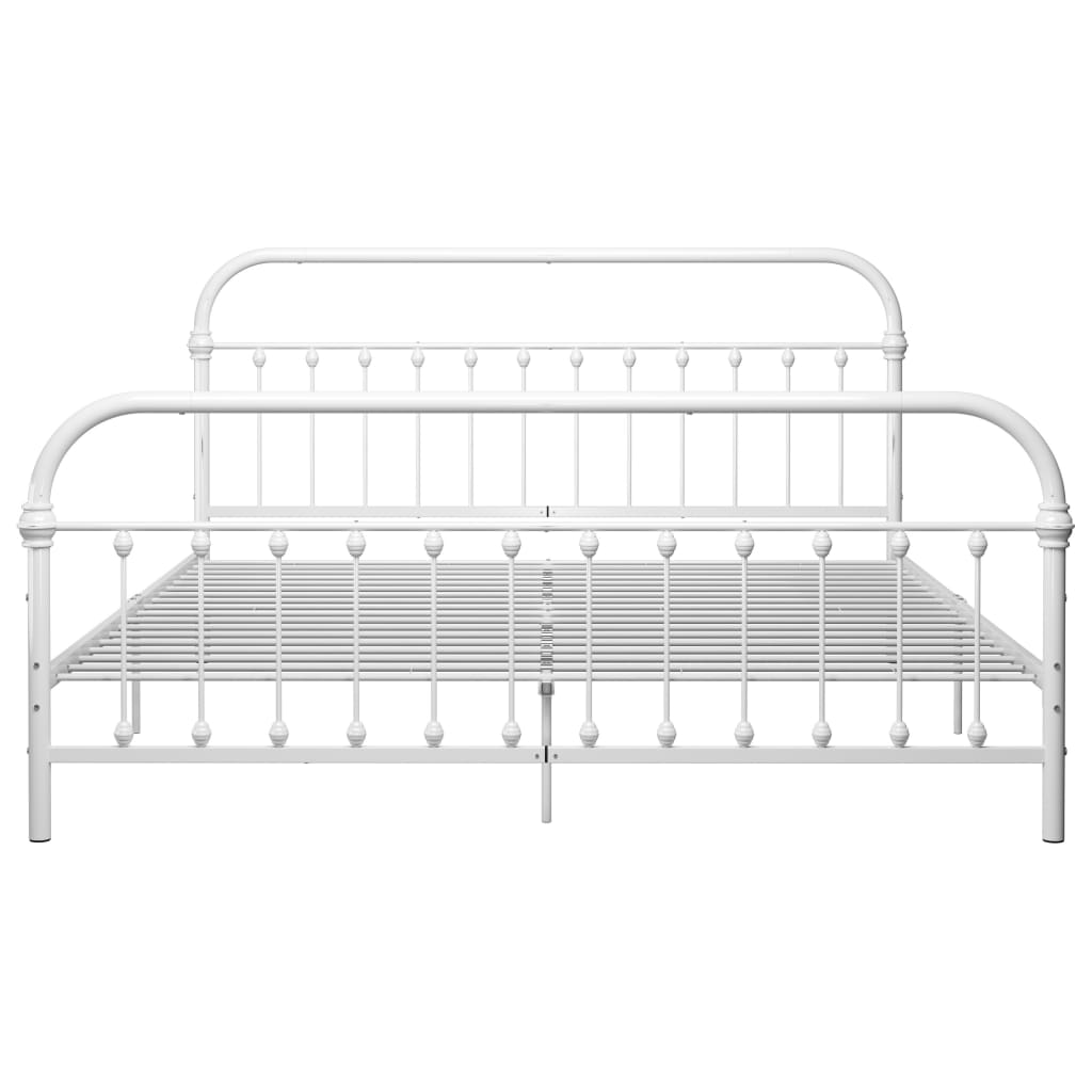 Giroletto Bianco in Metallo 180x200 cm | homemem39