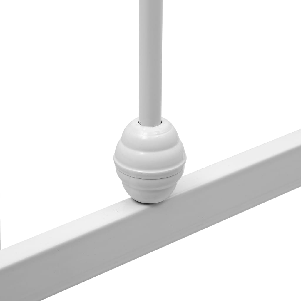 Giroletto Bianco in Metallo 180x200 cm | homemem39