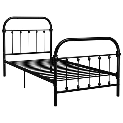 Giroletto Nero in Metallo 100x200 cm | homemem39