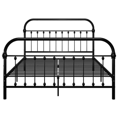 Giroletto Nero in Metallo 160x200 cm | homemem39