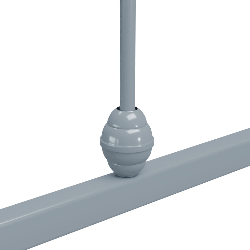 Giroletto Grigio in Metallo 90x200 cm | homemem39