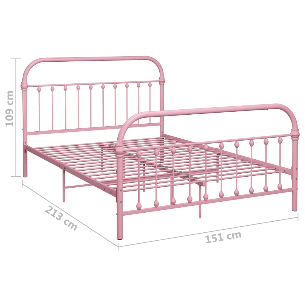 Giroletto Rosa in Metallo 140x200 cm | homemem39