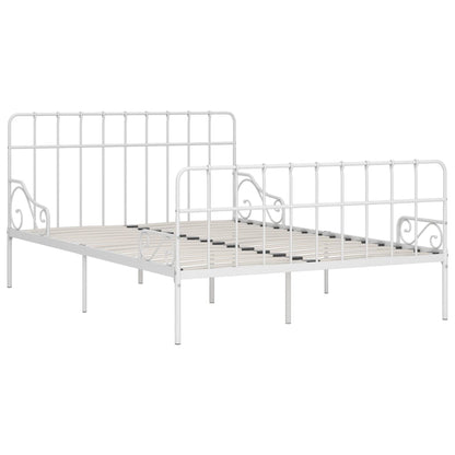 Giroletto con Doghe Bianco in Metallo 120x200 cm | homemem39