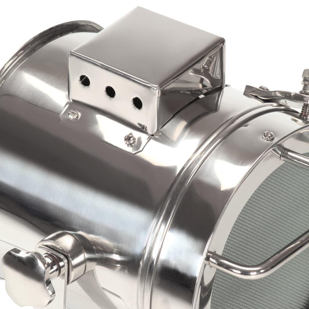 Lampada a Treppiede a Pavimento Nera in Legno di Mango 69 cm