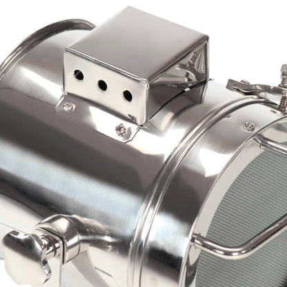 Lampada a Treppiede a Pavimento Nera in Legno di Mango 69 cm