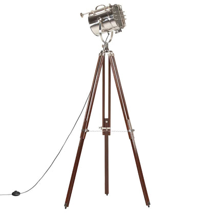 Lampada da Terra a Treppiede Legno Massello di Mango 180 cm | homemem39