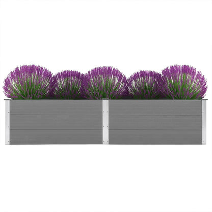Letto Rialzato da Giardino 250x50x54 cm in WPC Grigio