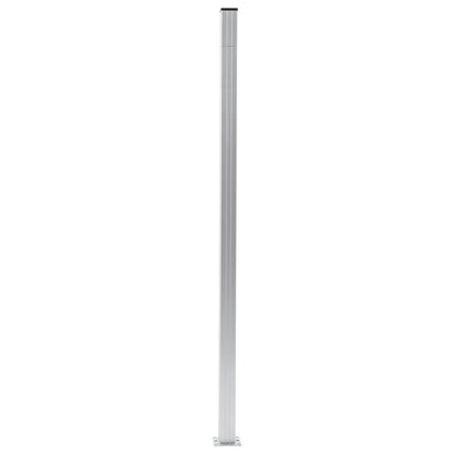Pali per Recinzione 3 pz in Alluminio 185 cm