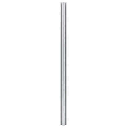 Pali per Recinzione 3 pz in Alluminio 185 cm