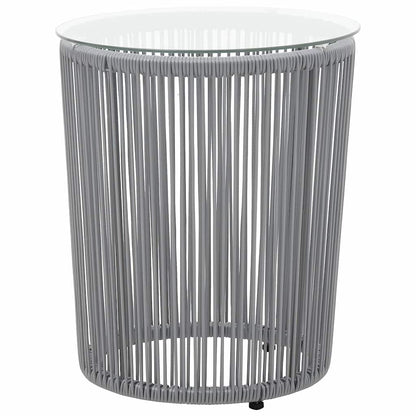 Set da Bistrot 3 pz con Cuscini in Polyrattan