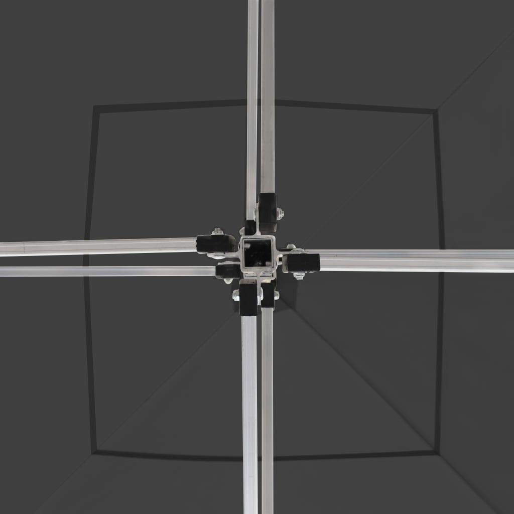 Gazebo Professionale Pieghevole Alluminio 2x2 m Antracite - homemem39