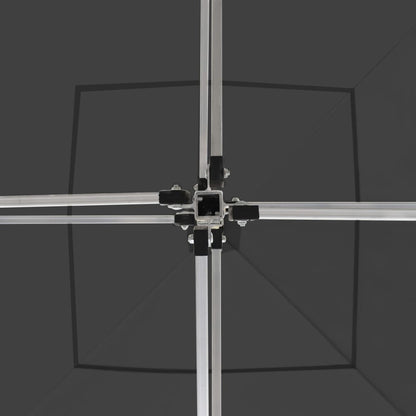 Gazebo Professionale Pieghevole Alluminio 2x2 m Antracite - homemem39