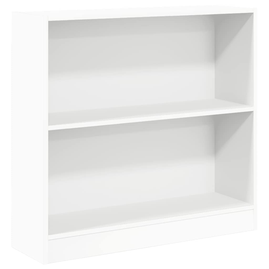 Libreria Bianca 80x24x75 cm in Legno Multistrato | homemem39