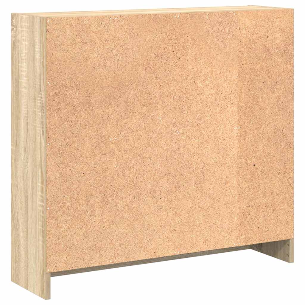 Libreria Rovere Sonoma 80x24x75 cm in Legno Multistrato | homemem39