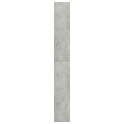 Libreria 5 Ripiani Grigio Cemento 80x24x175cm Legno Multistrato | homemem39