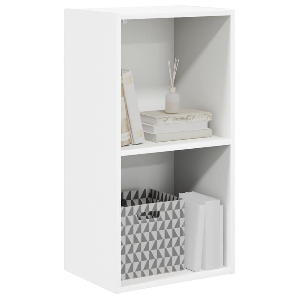 Libreria Bianca 40x30x76,5 cm in Legno Multistrato | homemem39