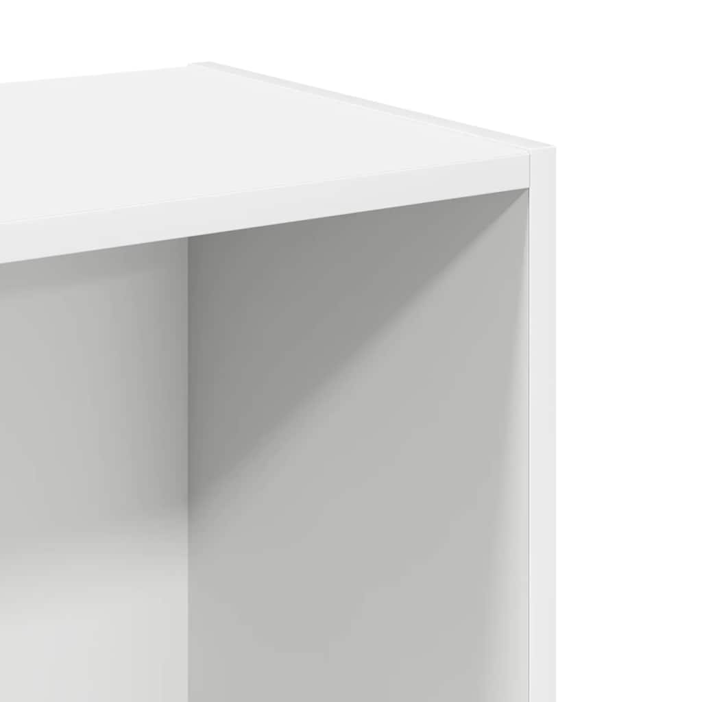 Libreria Bianca 40x30x76,5 cm in Legno Multistrato | homemem39